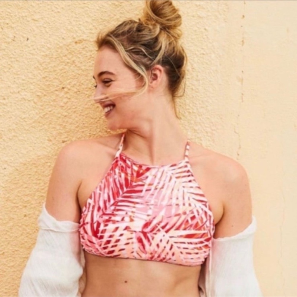 Aerie Halter Style Swim Top Size Medium